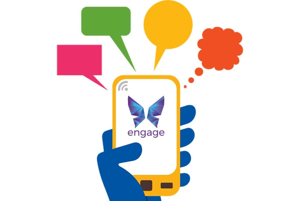engage sms text school management system
